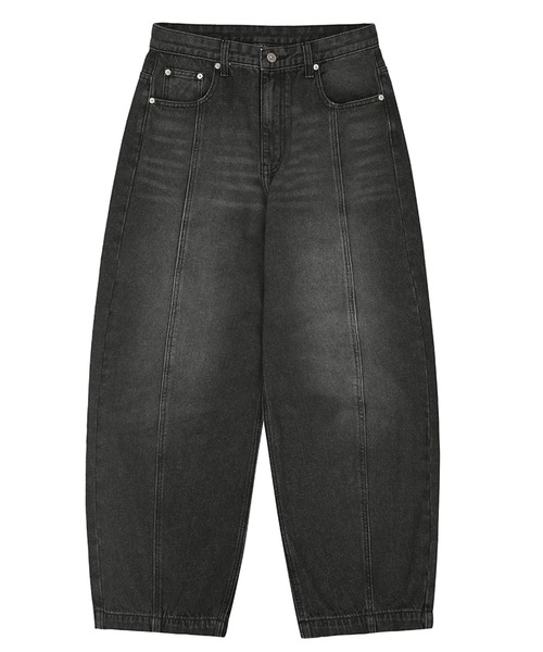 OY（オーワイ） ジーンズ WIDE VOLUME WASHED DENIM PANTS/ウォッシュ