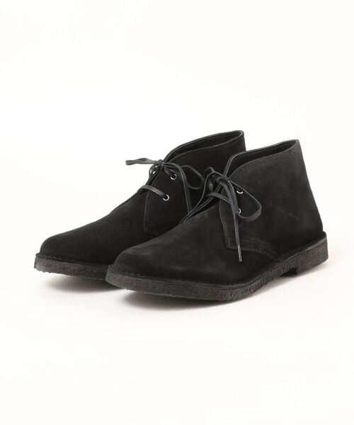 ブーツ LLOYD FOOTWEAR SHOEMAKER Desert 300 /Black Suede Crepe Sole