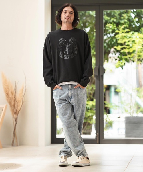 CAMBIO（カンビオ） トレーナー スウェット msw1560-プリント裏毛CN