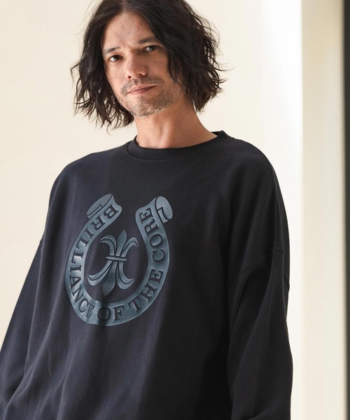 CAMBIO（カンビオ） トレーナー スウェット msw1560-プリント裏毛CN