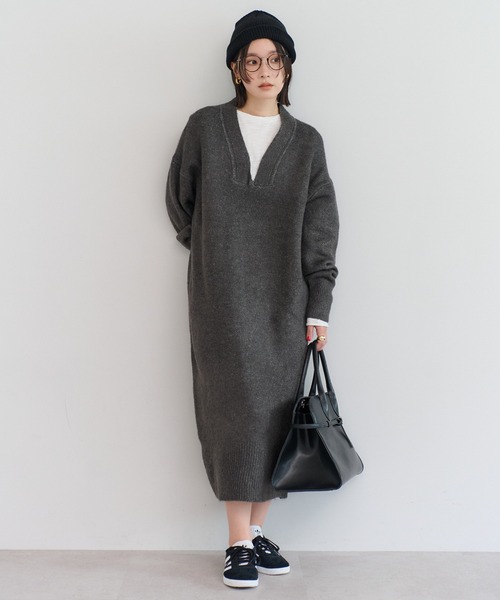 Bonjour Sagan（ボンジュールサガン） ワンピース ディープVネック