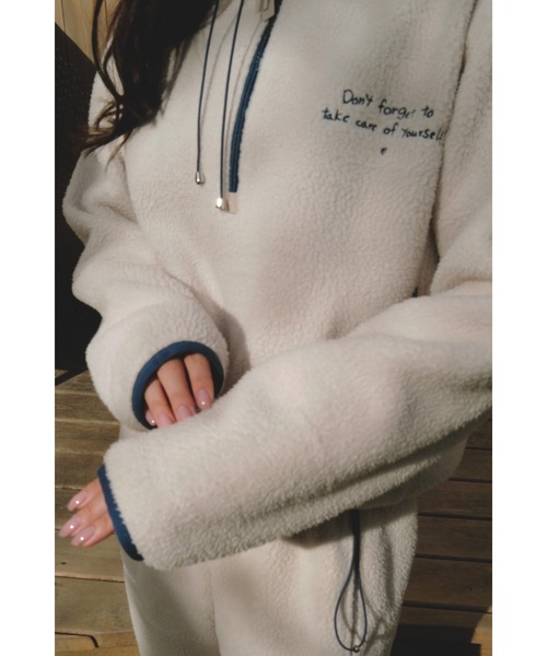 ALEXIA STAM（アリシアスタン） トレーナー スウェット Message Fleece