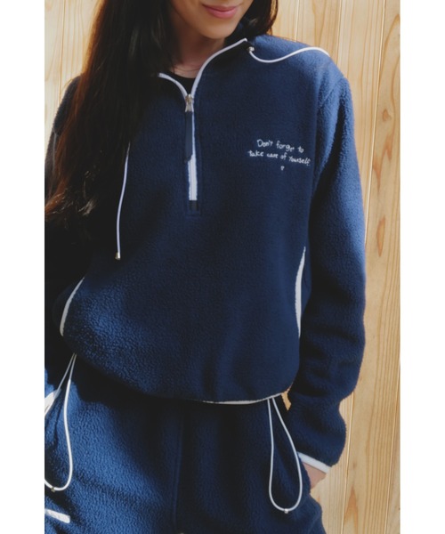 ALEXIA STAM（アリシアスタン） トレーナー スウェット Message Fleece