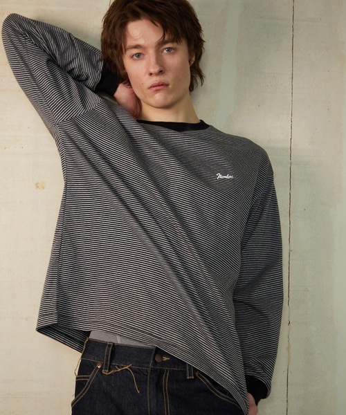 NUMBER (N)INE（ナンバーナイン） tシャツ NARROW STRIPED Number(9