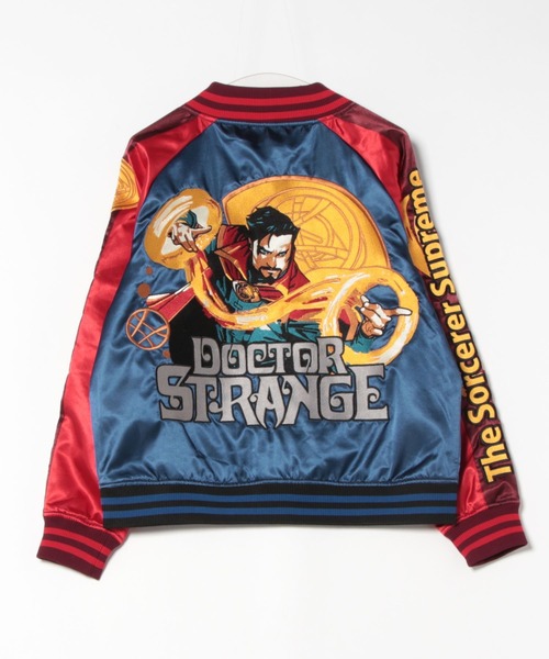 MARVEL（マーベル） スカジャン 「 」 エンブロイダリー スカジャン L