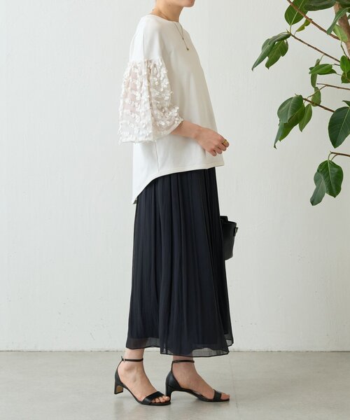 BEARDSLEY（ビアズリー） パンツ NEWシワシフォンギャザーパンツ