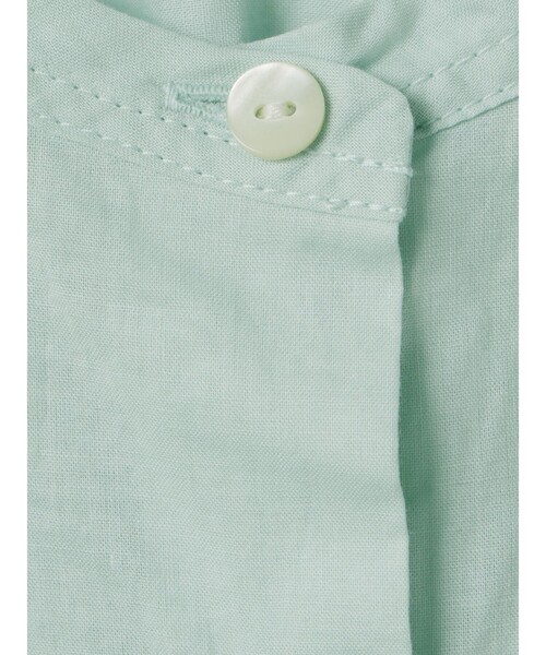 mizuiroind（ミズイロインド） ブラウス シャツ バックギャザーワイド