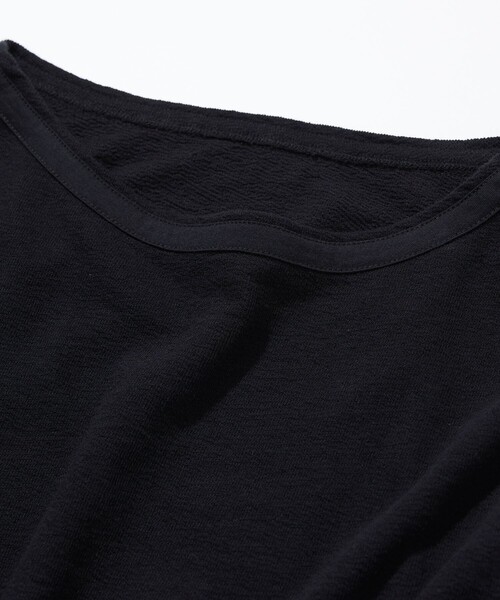 CAHLUMN（カウラム） tシャツ Boat Neck French Terry Long Sleeve Tee