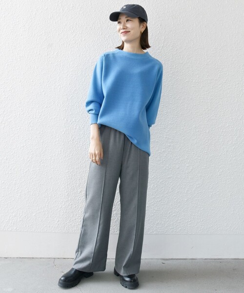 SHIPS any ニット セーター any:「手洗い可能」ミラノリブ スタンド