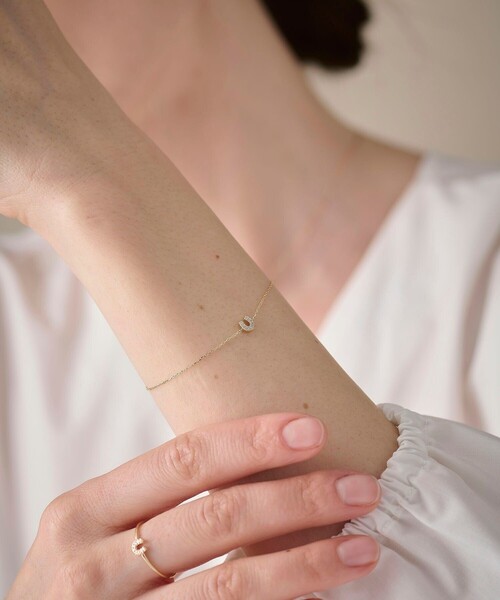 ete（エテ） ブレスレット K10YG ダイヤモンド ホースシュー