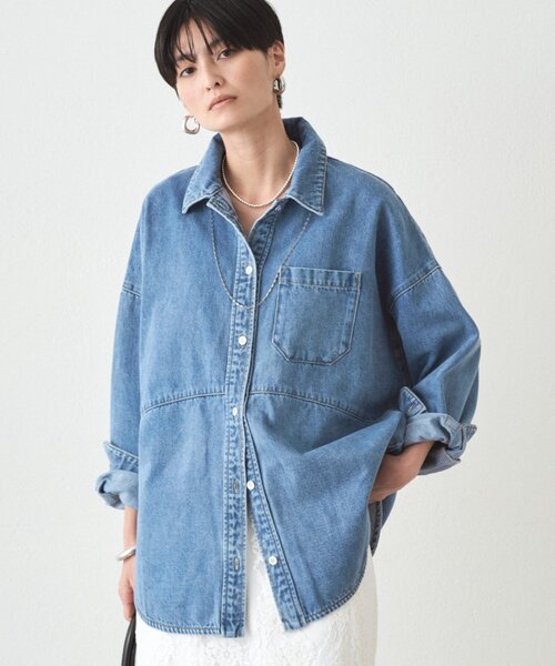 Loungedress（ラウンジドレス） ブラウス シャツ スウィッチデニム