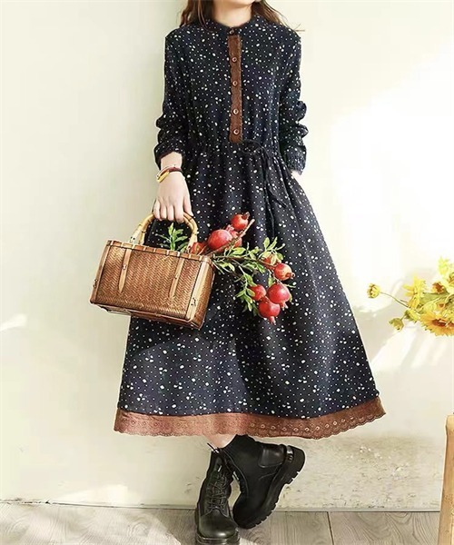 Dream garden（ドリームガーデン） ワンピース 刺繍レース使い