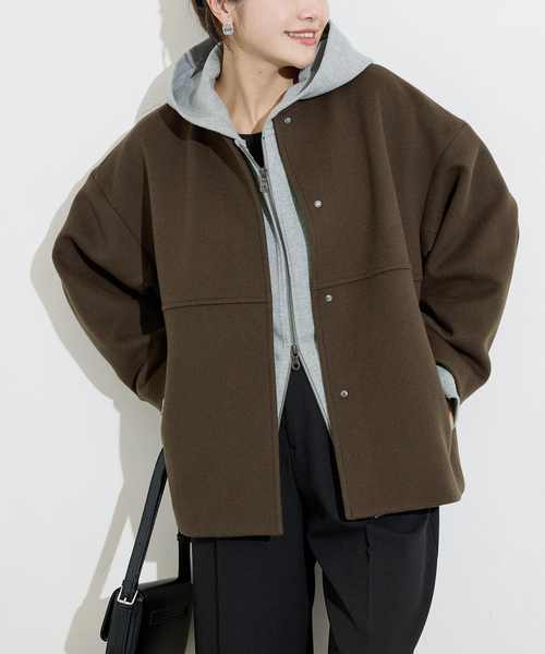 JOURNAL STANDARD（ジャーナルスタンダード） ノーカラーコート コート