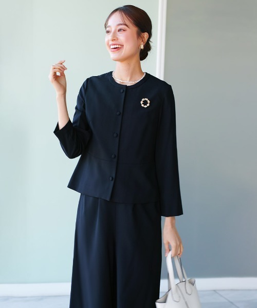 セットアップ 「洗濯機で洗える！2WAYストレッチ！防シワ加工！」慶事