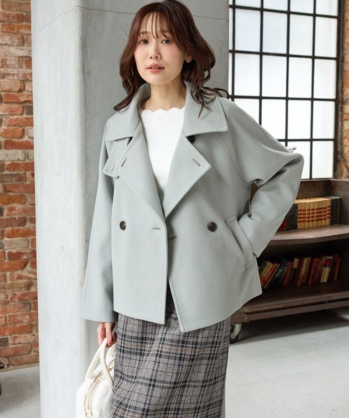 Honeys（ハニーズ） ピーコート pコート 「抗菌防臭・静電気軽減