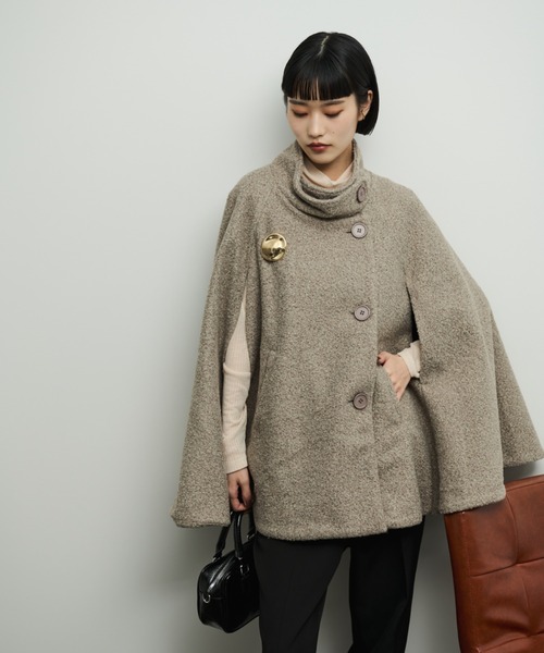 Shelly island（シェリーアイランド） ポンチョ ケープコート