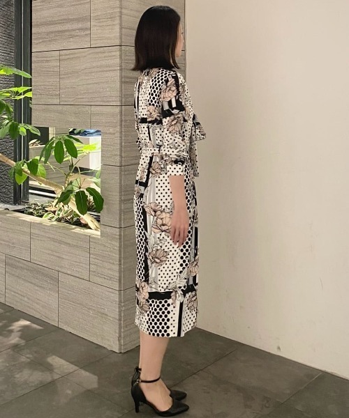 PINKY&DIANNE（ピンキー アンド ダイアン） ワンピース ラインブロック