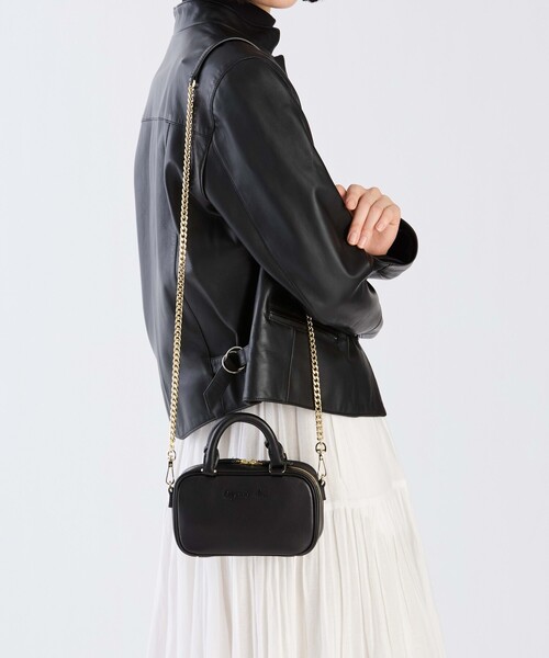 agnes b.（アニエスベー） ショルダーバッグ バッグ レザー2way