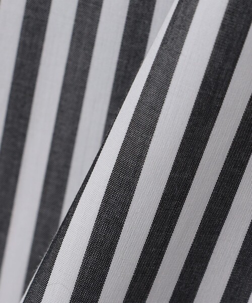 SHIPS any シャツ any: LIM BLESS ソリッド / ストライプ バンドカラー