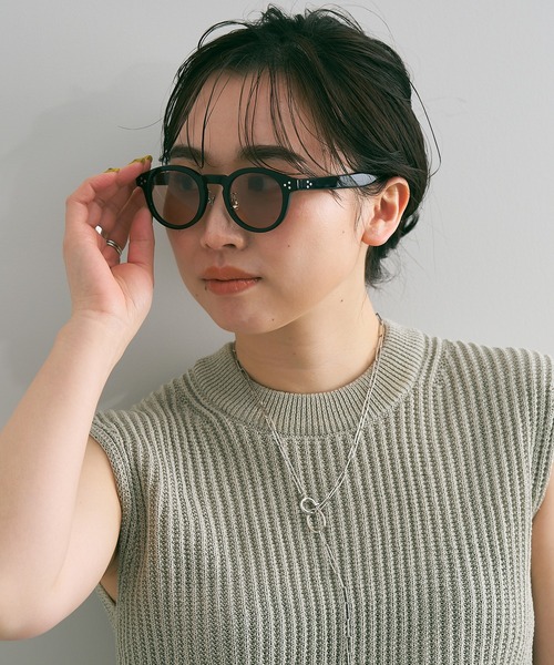 Zoff（ゾフ） サングラス 「Web限定」ボストン型 サングラス｜黒縁