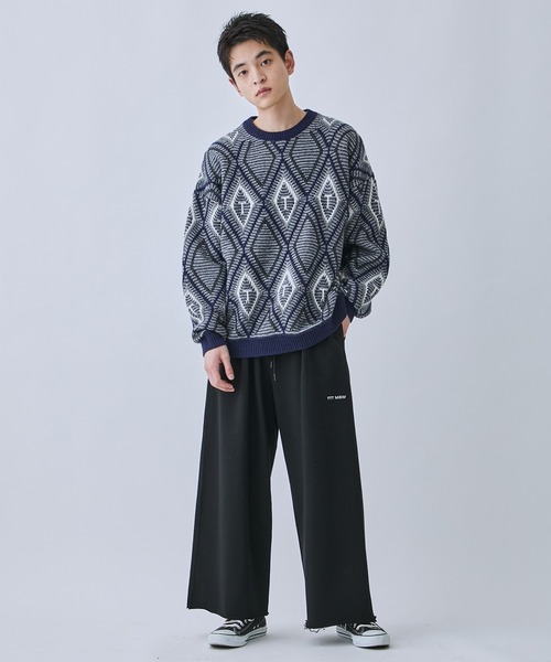 TTT MSW（ティー） セーター ニット 「TTTMSW/ティー」Diamond pull