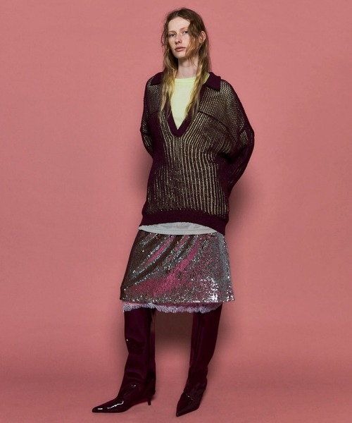 MAISON SPECIAL（メゾンスペシャル） ニット セーター Boucle Mesh