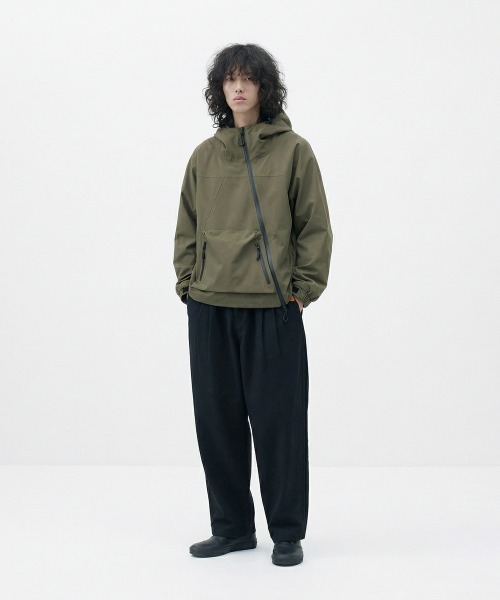 rehacer（レアセル） ナイロンジャケット : 3 Layer Volume Hooded