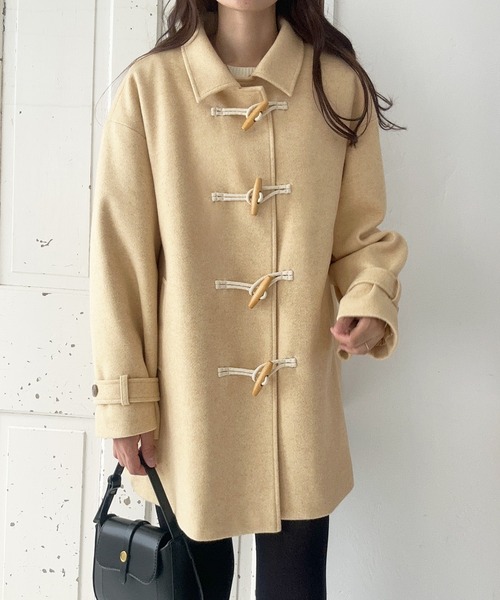 LAUIR（ラウアー） ダッフルコート コート 中綿ステンカラーミドル