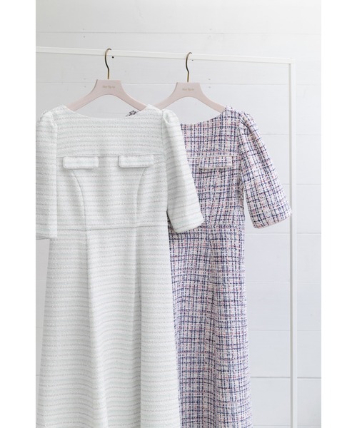 Her lip to ワンピース Charlotte Tweed Dress : ZOZOTOWN Yahoo!店