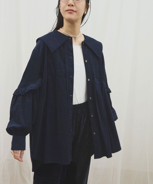 fig London（フィグロンドン） ブラウス シャツ shirt corl blouse