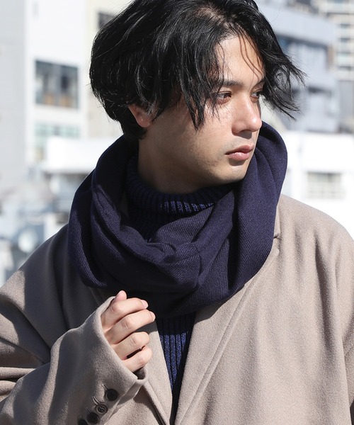 8 ネックウォーマー スヌード 無地ネックウォーマー メンズ