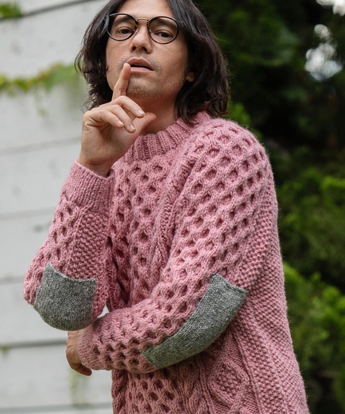 CAMBIO（カンビオ） セーター ニット mn2977-「HIMALAYAN CLIMBERS