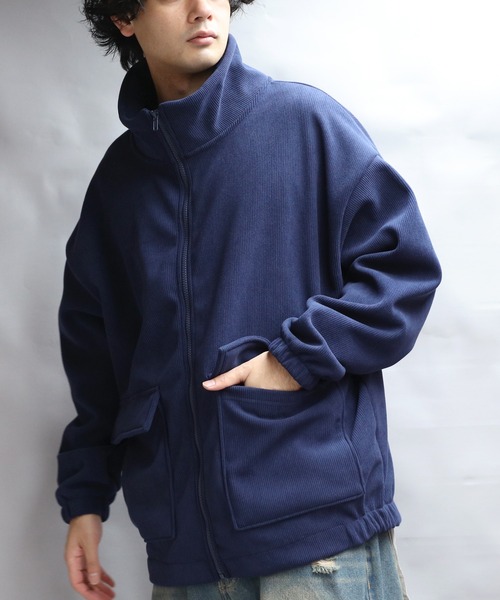 8 ブルゾン アウター コーデュロイ裏起毛ジャケット メンズ