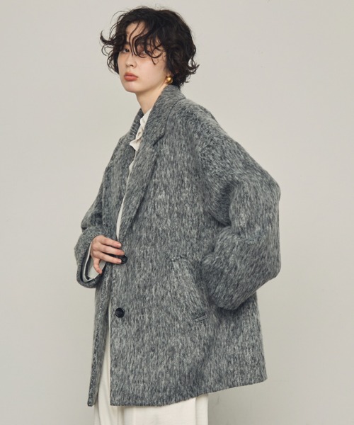 Trish（トリッシュ） ステンカラーコート コート シャギーミドル