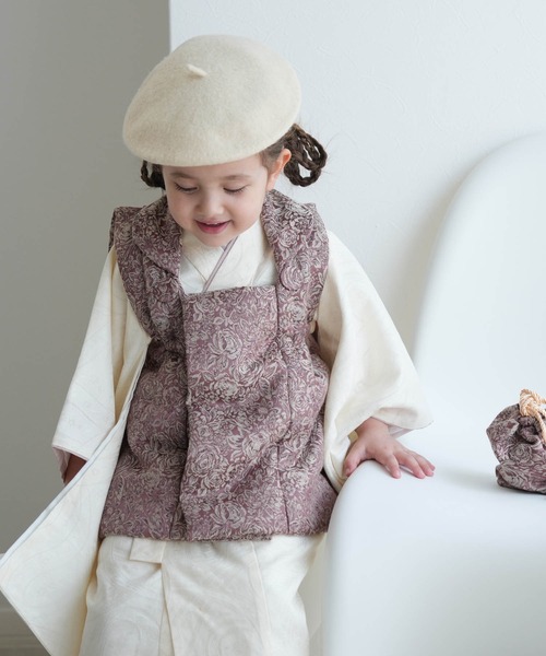 utatane 着物 七五三3歳用被布コートセット 女の子 ひよこ商店