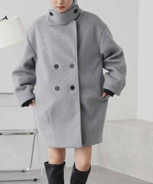 MONO-MART（モノマート） ピーコート pコート 2WAYシャギーメルトン