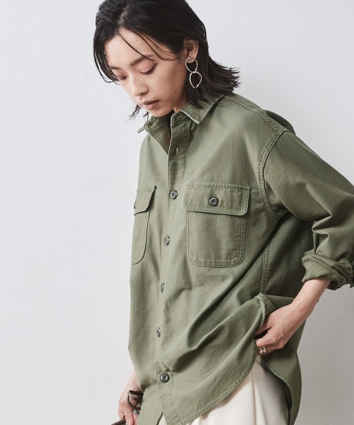 CHIC STYLE（シックスタイル） ブラウス シャツ バックサテン