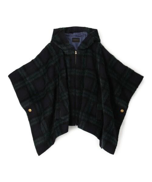 TOMORROWLAND collection コート アウター シャギーブラックウォッチ