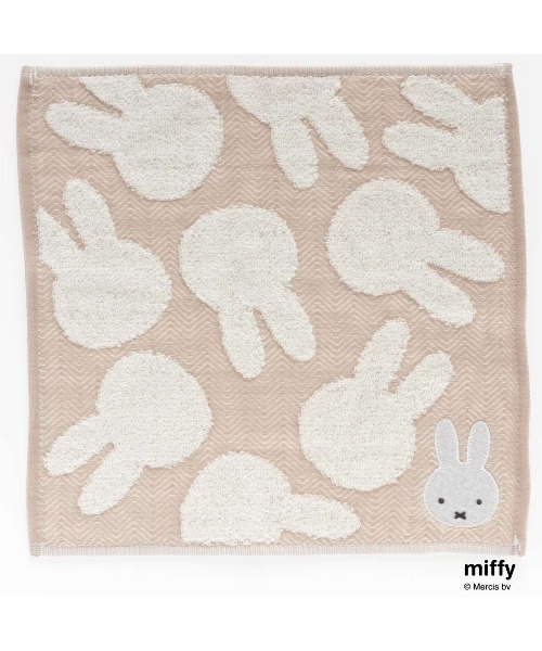 ハンカチ Miffy タオルハンカチ 「ミッフィー シルエット」 レディース