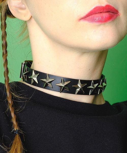 チョーカー an meets zakka スタースタッズチョーカー レディース