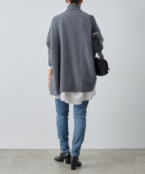 BEARDSLEY（ビアズリー） tシャツ 後ろドレープTブラウス レディース