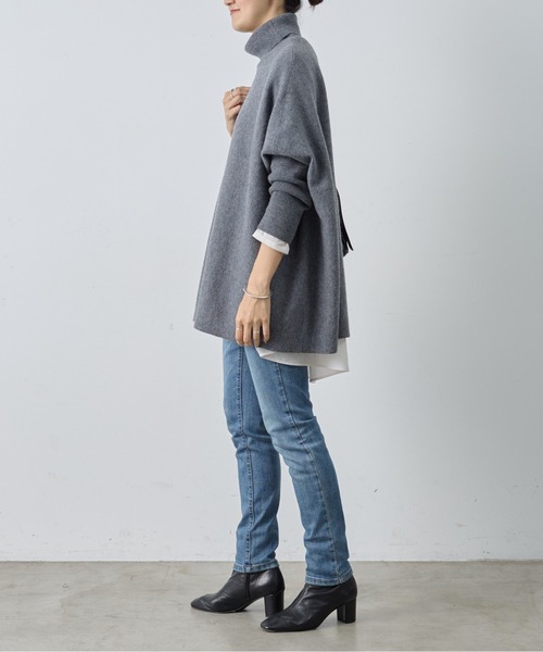 BEARDSLEY（ビアズリー） tシャツ 後ろドレープTブラウス レディース