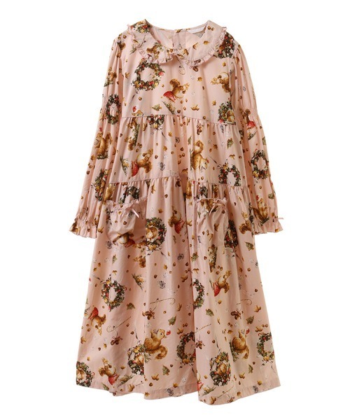 PINK HOUSE（ピンクハウス） ワンピース ウィンターフォレストトリート