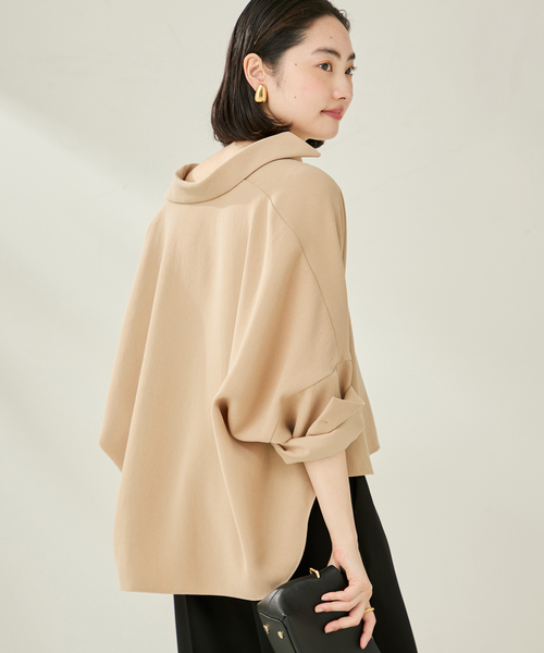 plage（プラージュ） ブラウス シャツ 「追加」GEORGETTE SKIPPER