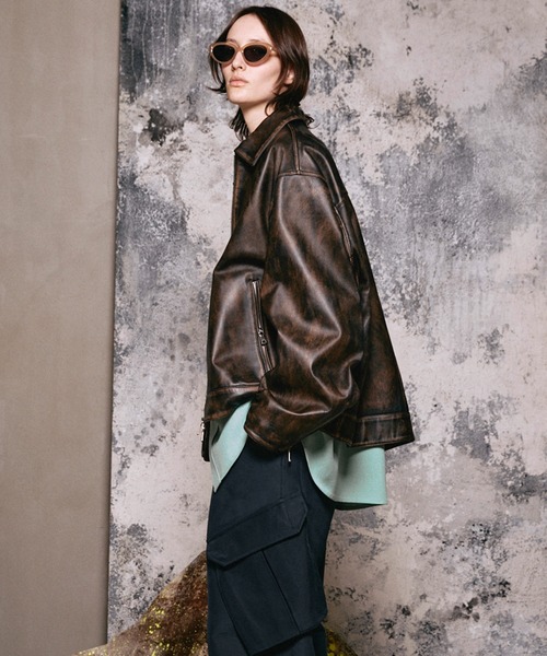 MAISON SPECIAL（メゾンスペシャル） 革ジャン ライダース 「UNISEX