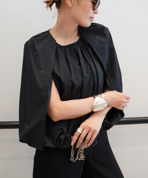 CELERI ブラウス シャツ 「CELERI/セルリ」Cocoon ブラウス レディース