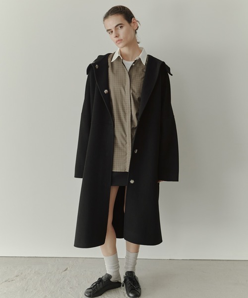 LE CIEL BLEU（ルシェルブルー） コート アウター フードダブル