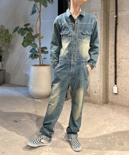 BEATJIVE（ビートジャイブ） オールインワン デニム カバーオール