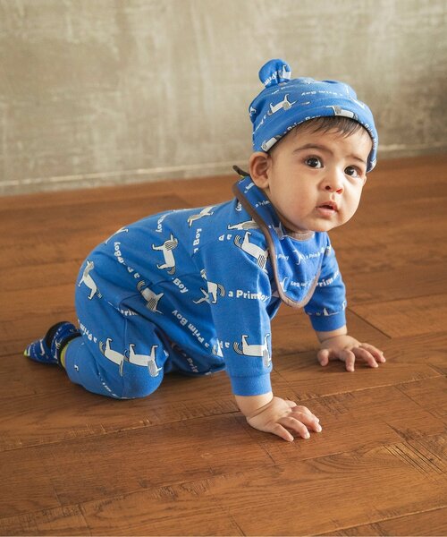 BREEZE（ブリーズ） ベビー服 ロンパース 総柄ロンパス マイファースト