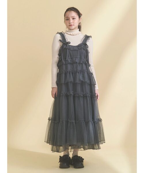 merry jenny（メリージェニー） ワンピース チュールドロストロング